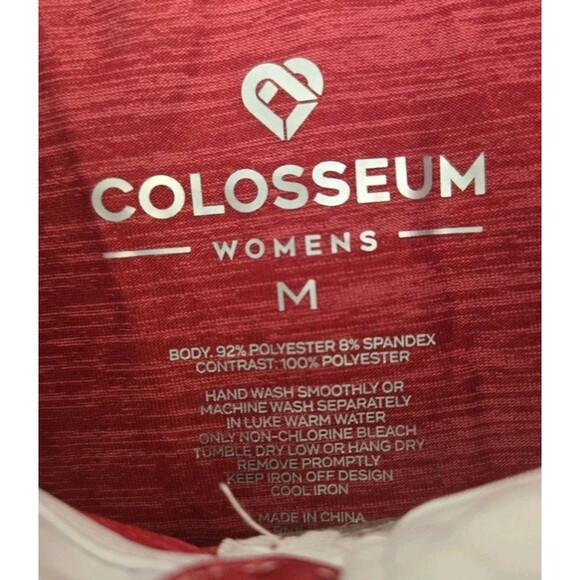 University of Indiana Hoosiers Womens  1/4 Zip Pullover Sweater M Colosseum NWT - Picture 3 of 5